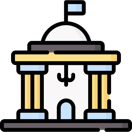 Government building ministry government building embassy icon