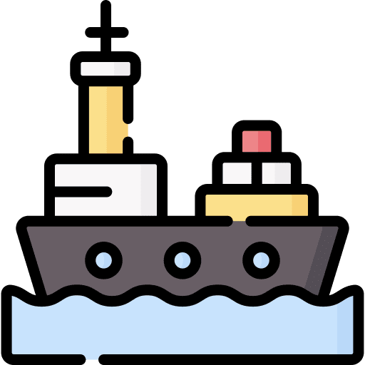 Cargo ship cargo ship transport sea icon