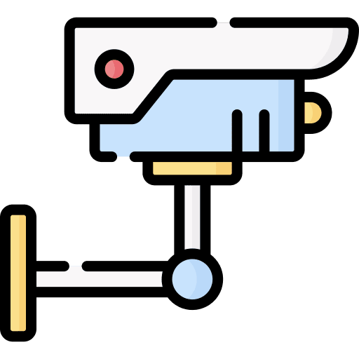Cctv security cctv camera buildings icon