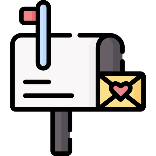 Mailbox envelope mail communication icon