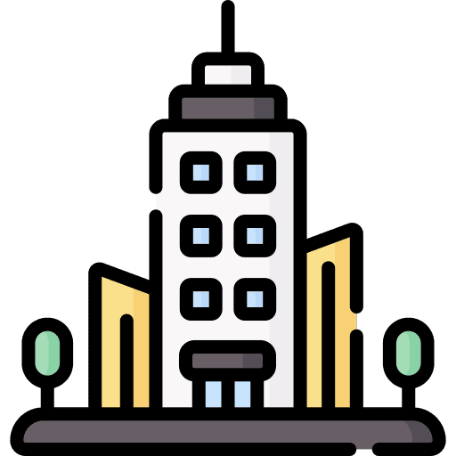 Skyscraper company building skyscraper icon