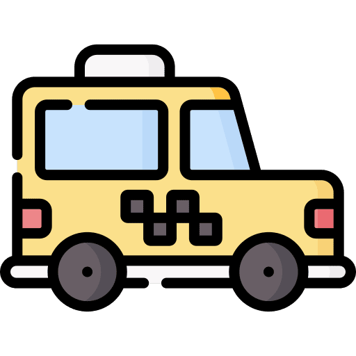 Taxi vehicle taxi car icon