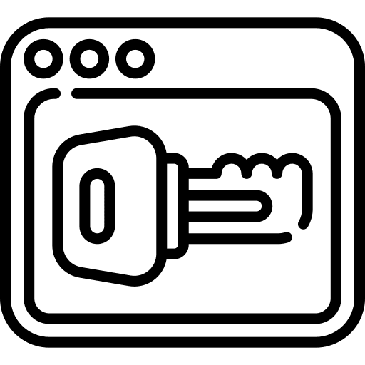 Key security key password icon Key security key password icon