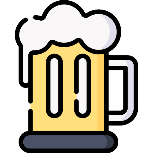 Pint of beer glass pint of beer food and restaurant icon
