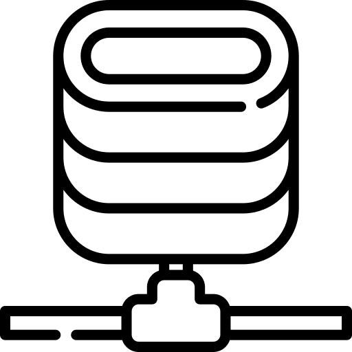 Server database multimedia server icon Server database multimedia server icon