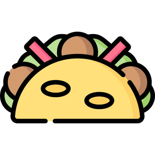 Taco mexican food eat traditional icon Taco mexican food eat traditional icon