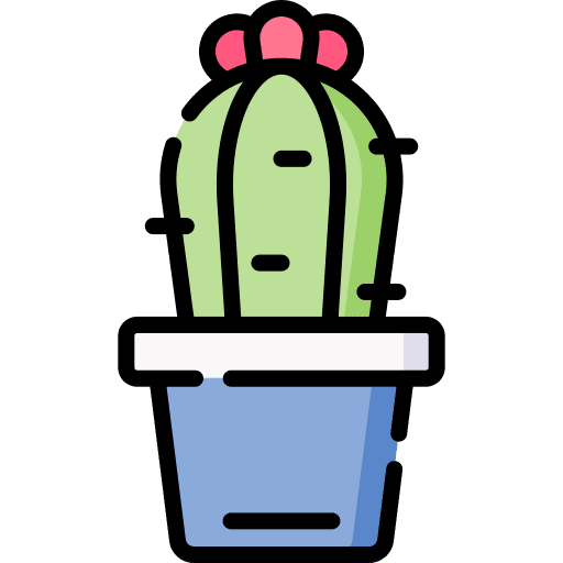 Cactus farming and gardening botanical cactus icon Cactus farming and gardening botanical cactus icon