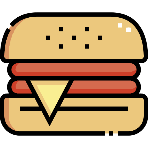 Burger food food and restaurant junk food icon Burger food food and restaurant junk food icon