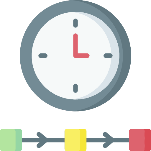 Timing ui hour time and date icon