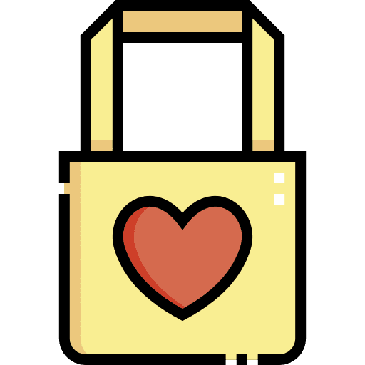 Tote bag bag shopping bag heart icon Tote bag bag shopping bag heart icon