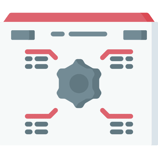 Cogwheel configuration setting management icon Cogwheel configuration setting management icon