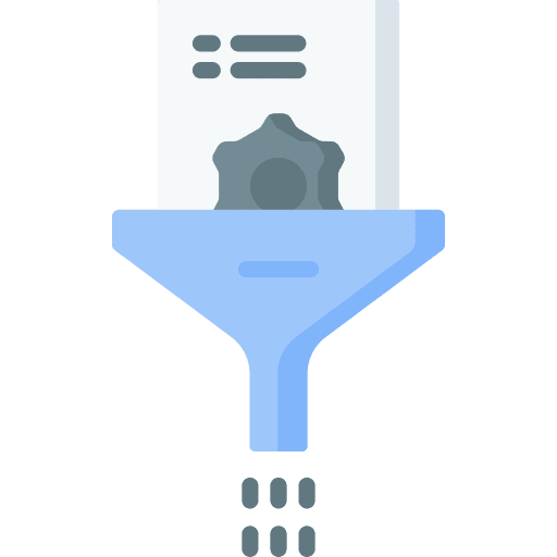 Filter settings funnel ui icon Filter settings funnel ui icon