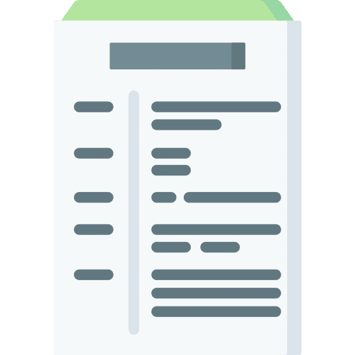 Cv application cv document icon Cv application cv document icon
