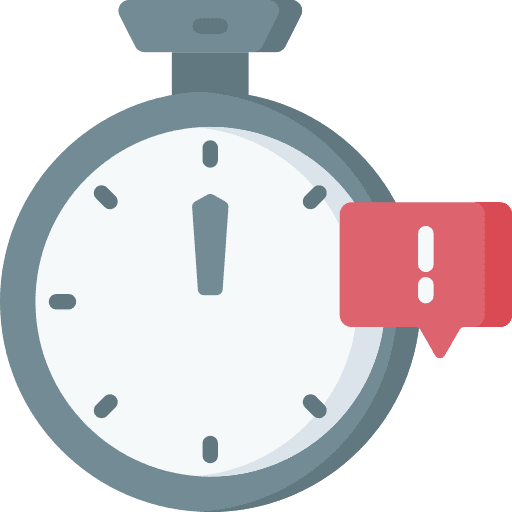 Deadline alert bomb clock icon Deadline alert bomb clock icon