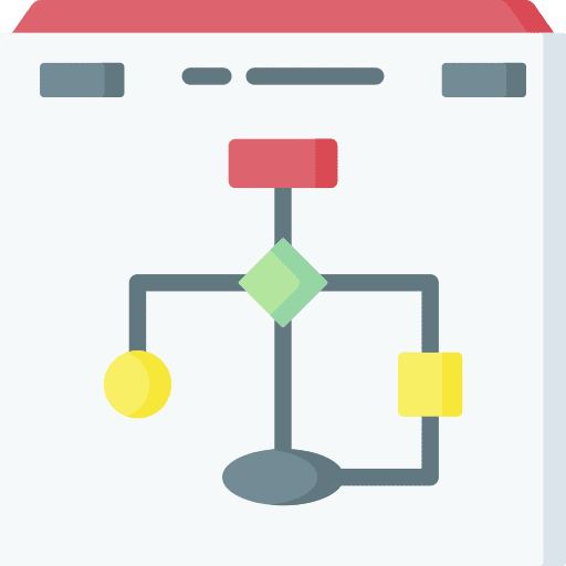 Flowchart process flowchart seo and web icon Flowchart process flowchart seo and web icon