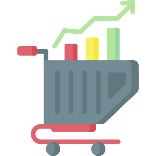 Trend trend stats business and finance icon Trend trend stats business and finance icon