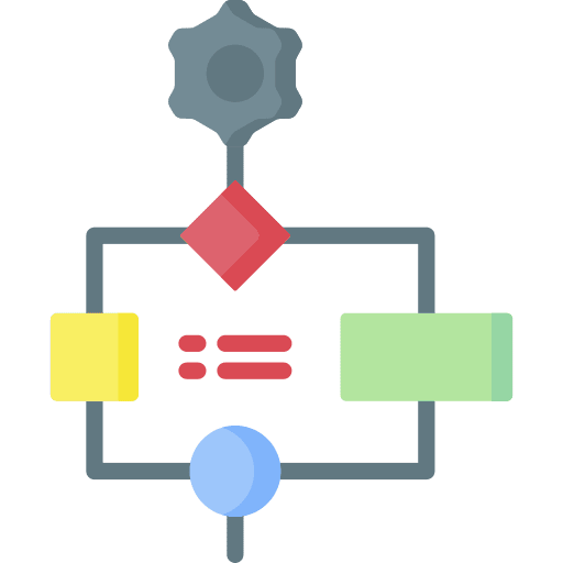 Workflow gear cogwheel process icon Workflow gear cogwheel process icon