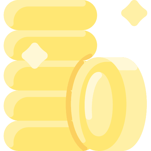 Coins coins currency stack icon