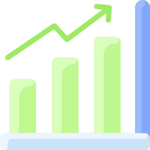 Graphic graphic stats graph icon