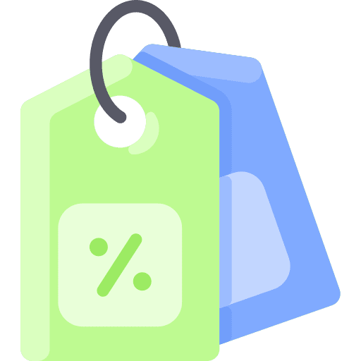 Tag percentage sales offer icon Tag percentage sales offer icon