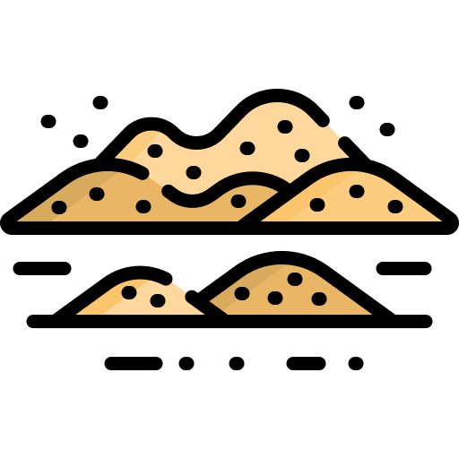 Sand weather sunny nature icon
