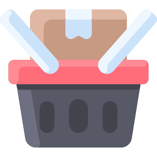 Shopping basket shopping basket commerce and shopping box icon Shopping basket shopping basket commerce and shopping box icon