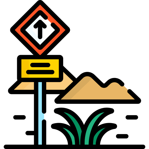 Directional sign direction directional sign road sign icon