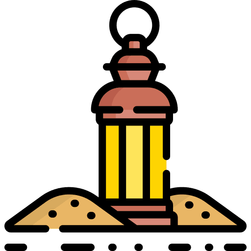 Lantern oil lamp lamp candle icon