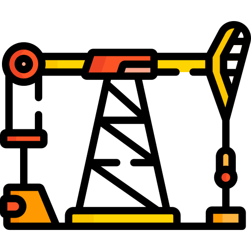 Oil pump oil industry oil pump petroleum icon