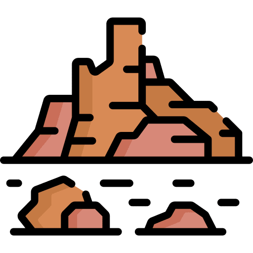 Rocks rocks rock scenery icon
