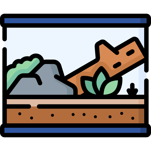 Terrarium pet terrarium glass icon