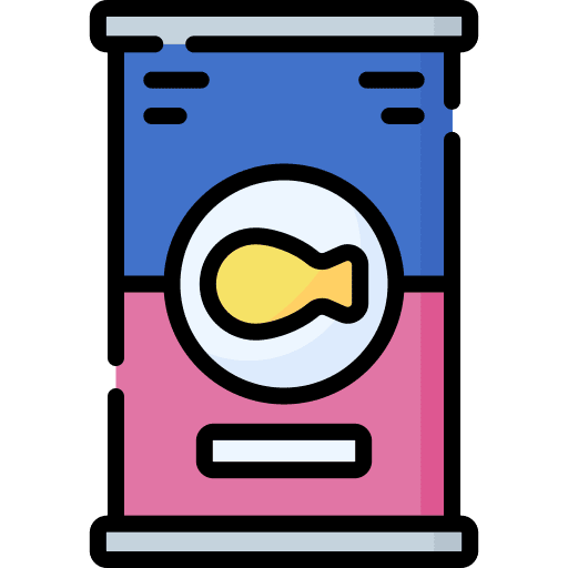 Canned food fish food pet food sardine icon Canned food fish food pet food sardine icon