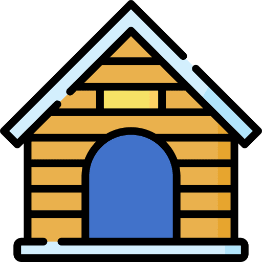 Dog house kennel dog house wooden icon Dog house kennel dog house wooden icon