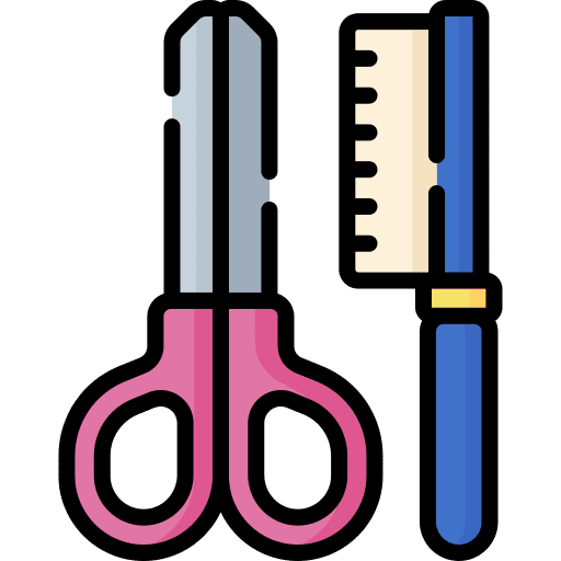 Grooming scissors pet grooming icon Grooming scissors pet grooming icon