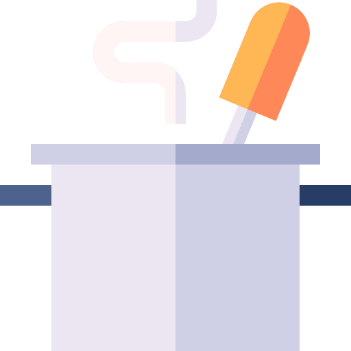 Pot cooking soup tools icon