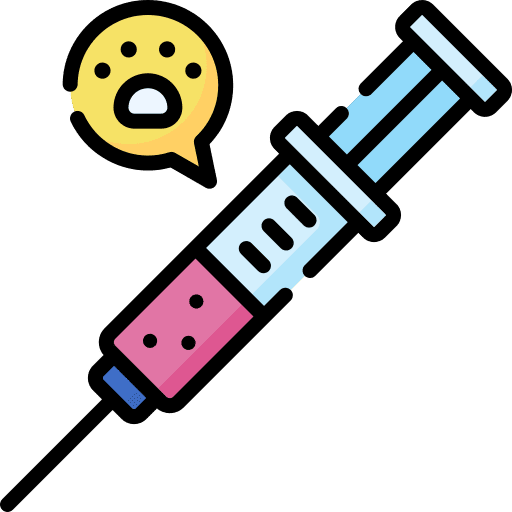 Vaccine medicine drug injection icon Vaccine medicine drug injection icon