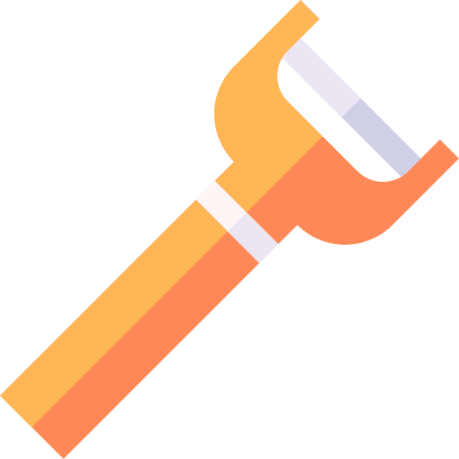 Peeler food and restaurant kitchen utensils kitchenware icon Peeler food and restaurant kitchen utensils kitchenware icon