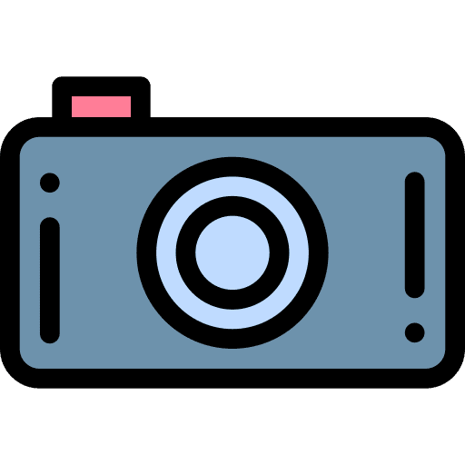 Photo camera photograph camera hobbies and free time icon
