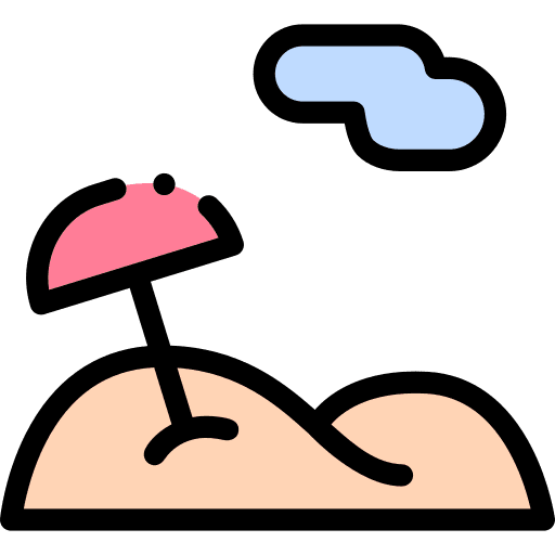 Beach vacation sand holidays icon Beach vacation sand holidays icon