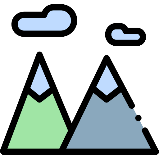 Mountains mountains snow altitude icon Mountains mountains snow altitude icon