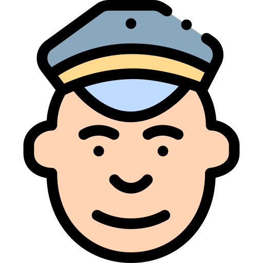 Pilot avatar man aviation icon Pilot avatar man aviation icon