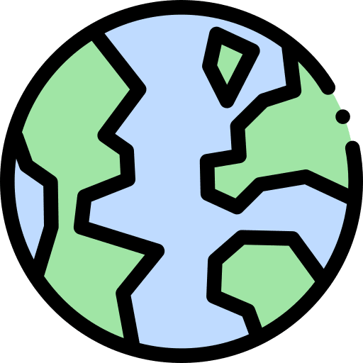 World miscellaneous map planet icon World miscellaneous map planet icon