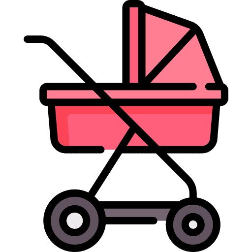 Baby carriage baby carriage prams nursery icon