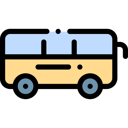 Bus transport vehicle automobile icon Bus transport vehicle automobile icon