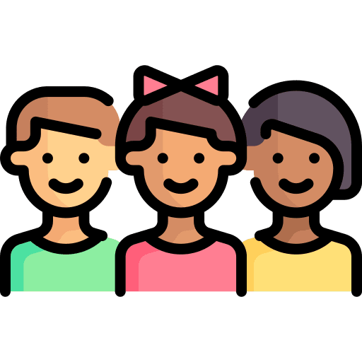 Children girl daughter people icon