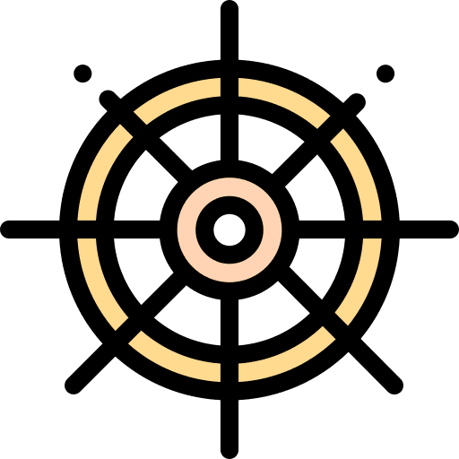Rudder rudder navigate transportation icon Rudder rudder navigate transportation icon