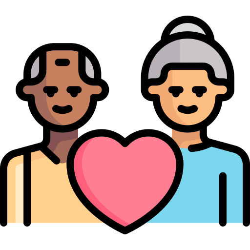 Couple family old man old woman icon Couple family old man old woman icon