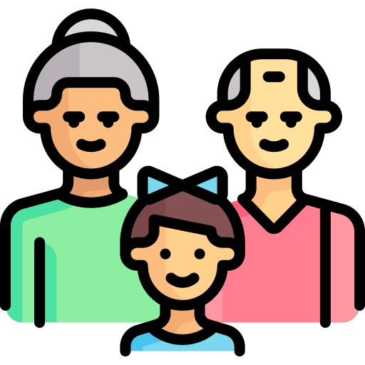 Family people girl family icon Family people girl family icon