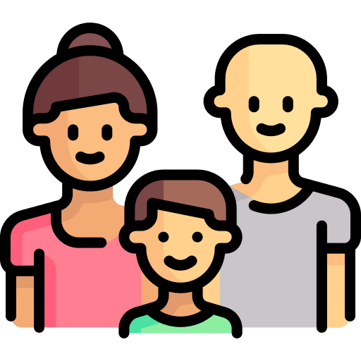 Family person young father icon