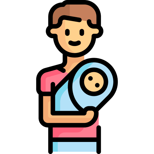 Father man kid and baby dad icon Father man kid and baby dad icon